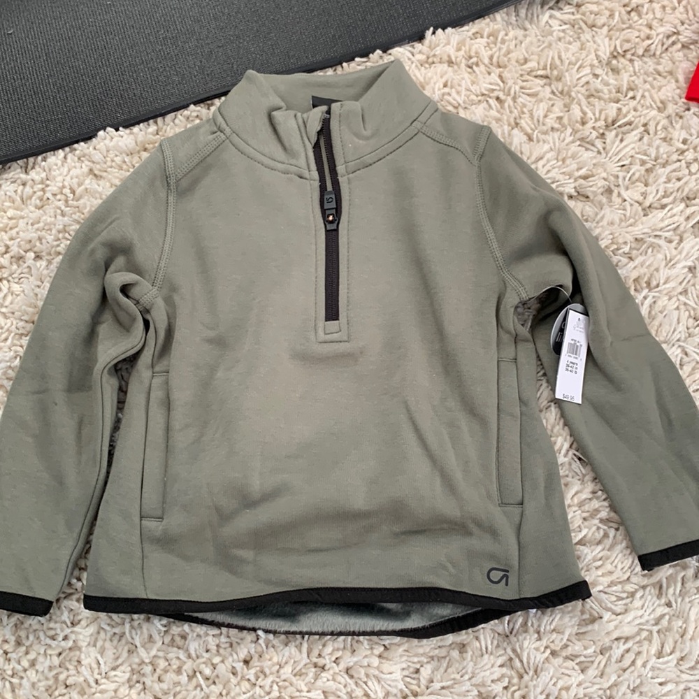 NWT Gap 1/2 Zip Pullover Fleece Lined Size 4 Years